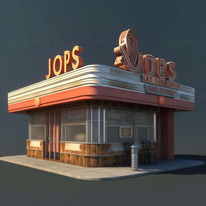 Games (Joes Diner 2, GAMES_15114) 3D models for cnc